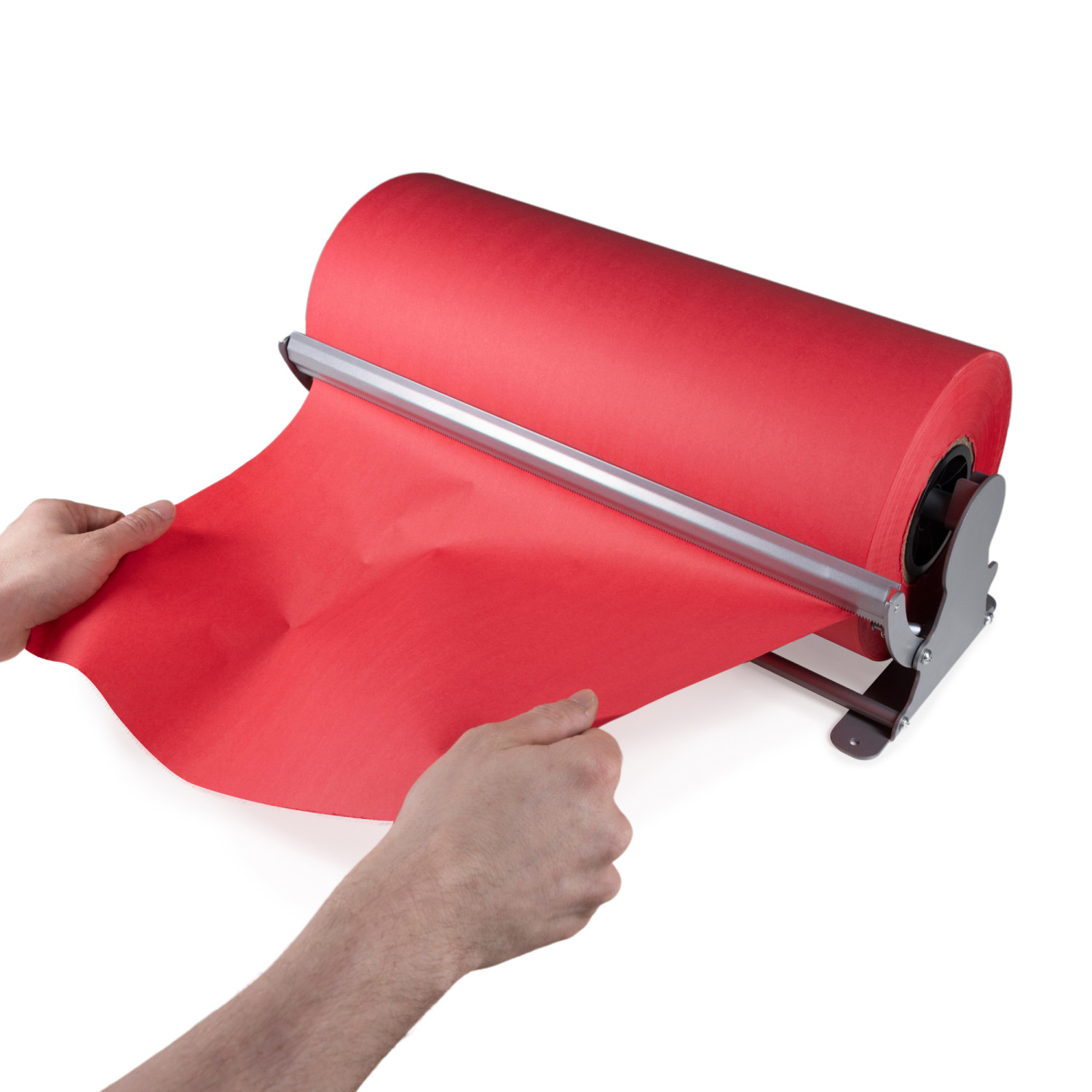 18" x 1800' SatinPack™ Tissue Paper Roll, 20 lbs., Scarlet 5